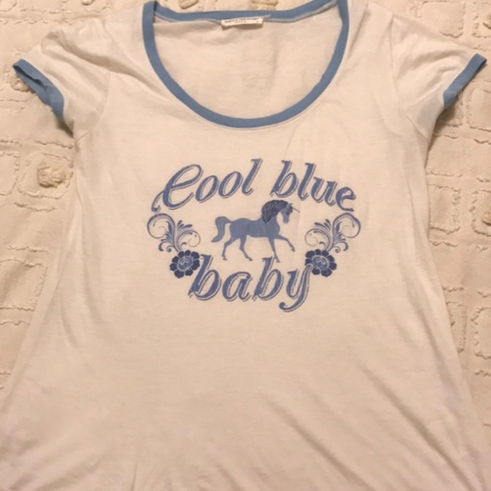 Spell “Cool Blue Baby” Tee - Picture 5 of 5